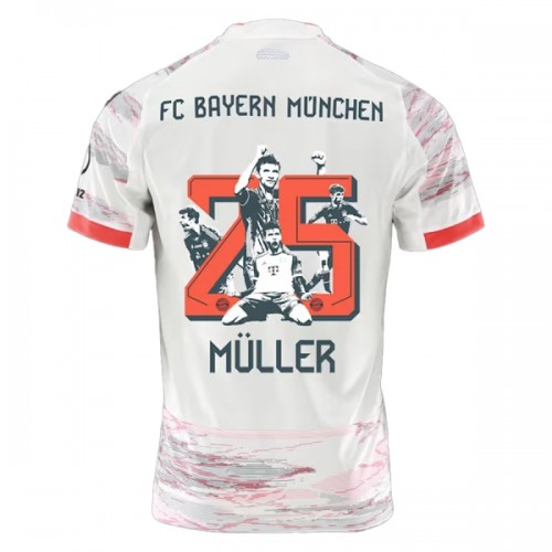 FC Bayern München Thomas Muller 25 Special Voetbalshirt Uit 2025-26 FC Bayern München Thomas Muller 25 Special Voetbalshirt Uit 2025-26